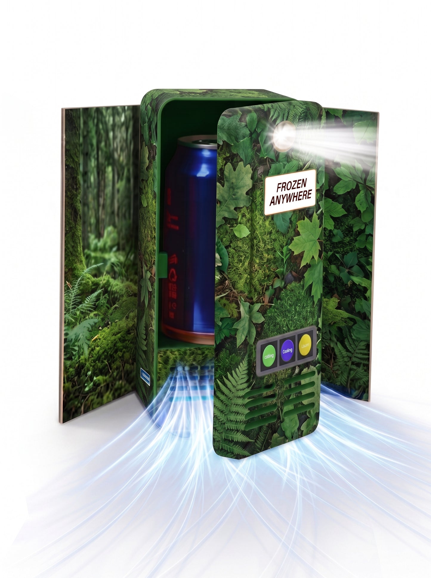 SOLAR-POWERED HIKER MINI FRIDGE & WARMER (Now Join Wait List On Kickstarter Get 40% OFF Only $99)
